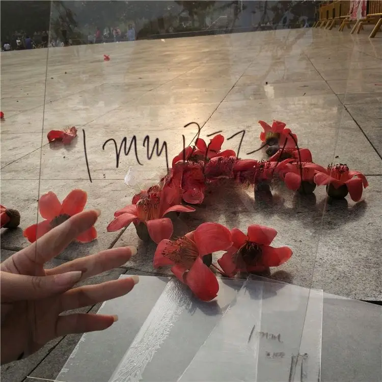 1mm Transparent Hard Plastic Sheets 4x8 PET Sheet for Screen Printing 1 Ton