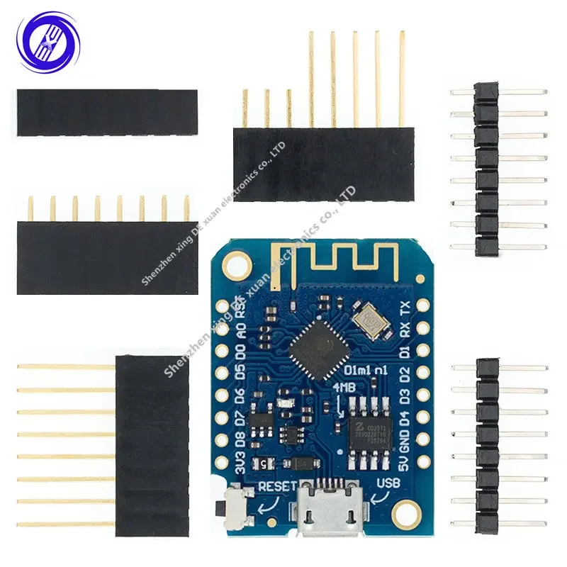 ESP8266 ESP-12 ESP-12F CH340G CH340 V2 USB WeMos D1 Mini PRO V3.0.0  WIFI Development Board NodeMCU Lua IOT Board 3.3V With Pins