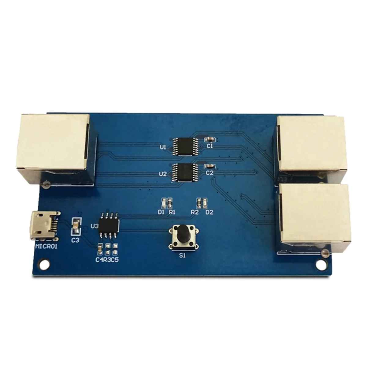 Gigabit Ethernet-poort Switcher Interne/externe netwerkswitcher Netwerkkabel Breedband 2-in-1-out distributeurmodule