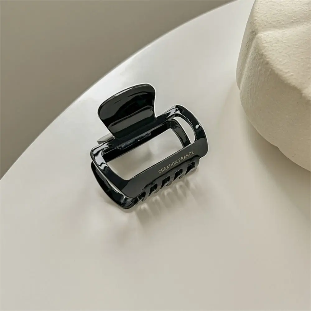 

Fashion Acetic Acid Mini Hair Claw Y2K Hair Grab Clip Acetate Hair Clips Leopard Pattern Hollow Out Square Barrettes Daily