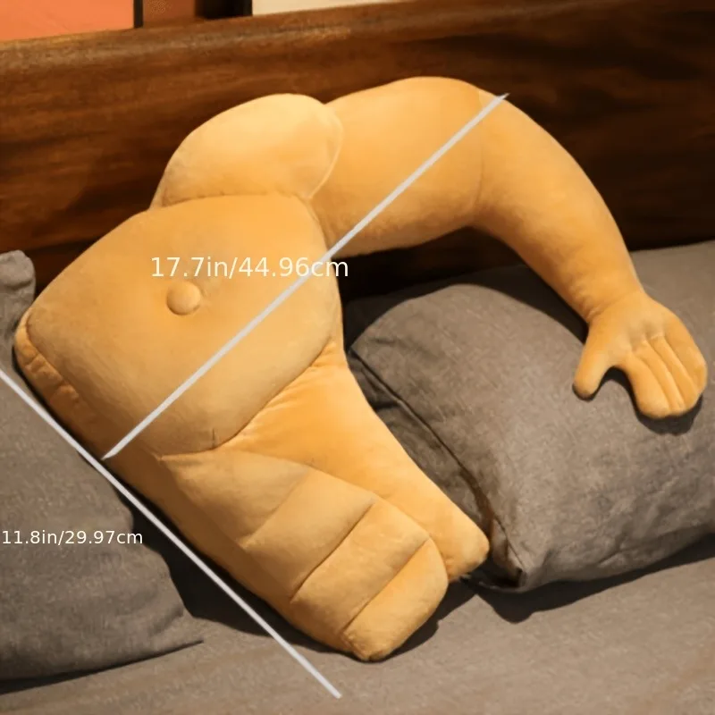 Muscles for Man Pillow -Supportive Partner Pillow for Women Cute and Fun Hunky Husband Cuddle Companion Muscle Pillow Arm Pillow