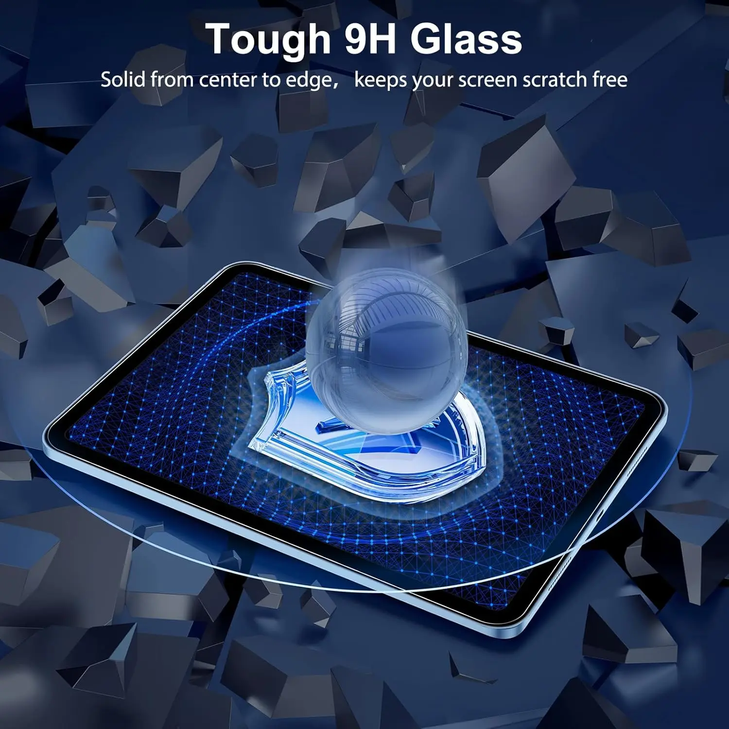 2Pcs 9H Tempered Glass For Ipad Pro 11 12.9 2018-2022 Air 5 4 3 2 1 Screen Protector For Ipad Air 6 7 Gen Film Protective Film