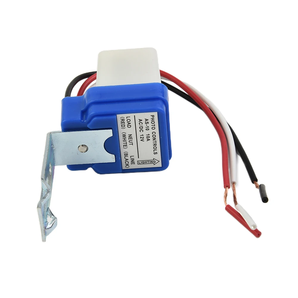 Automatic On Off Photocell Street Lamp Light Switch Controller DC 12V 50-60Hz 10A Photo Control Photoswitch Sensor