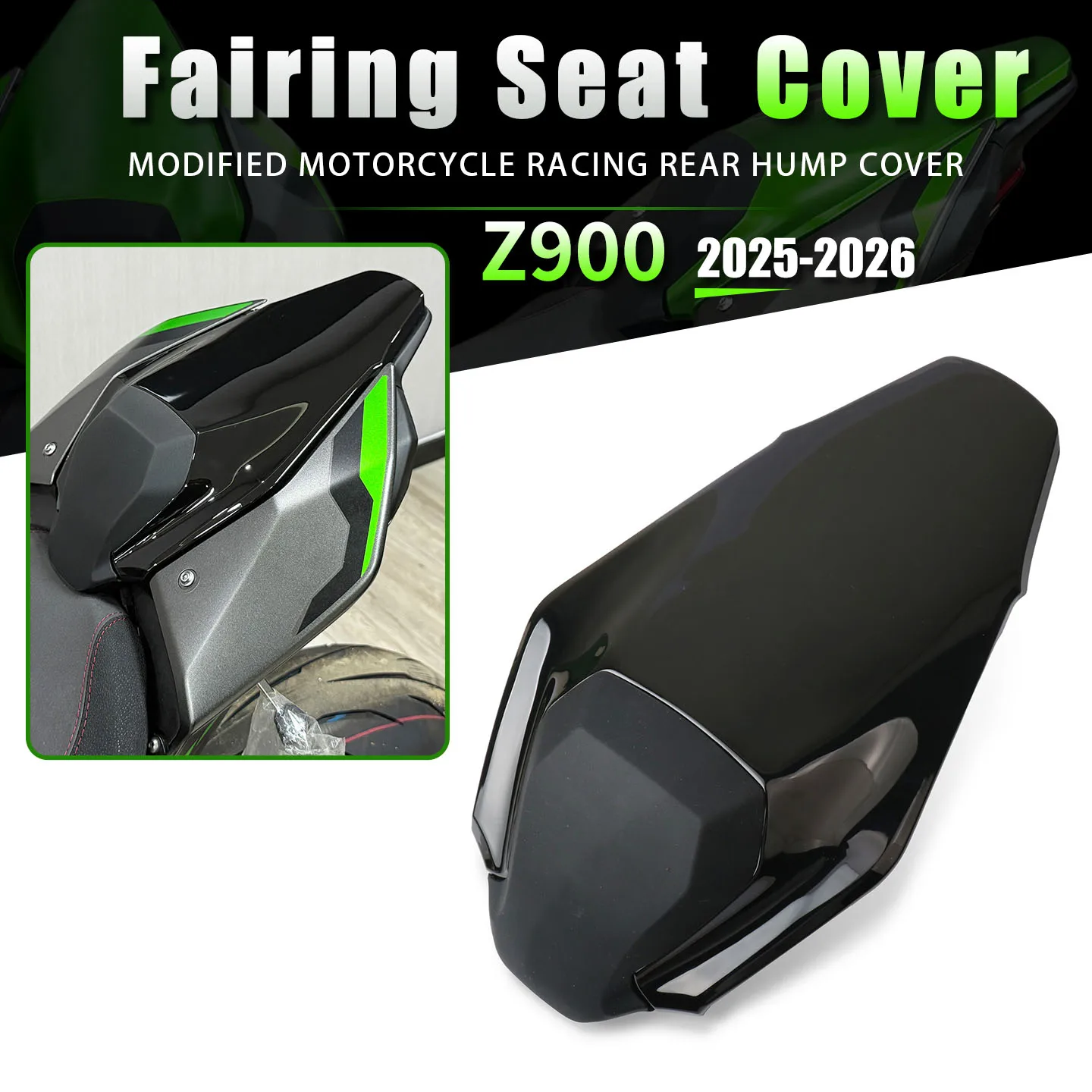 

Крышка заднего пассажирского сиденья мотоцикла, обтекатель, накладка на сиденье, одиночный обтекатель, задний обтекатель сиденья для Z900 Z900SE Z 900 z900 2025 2026