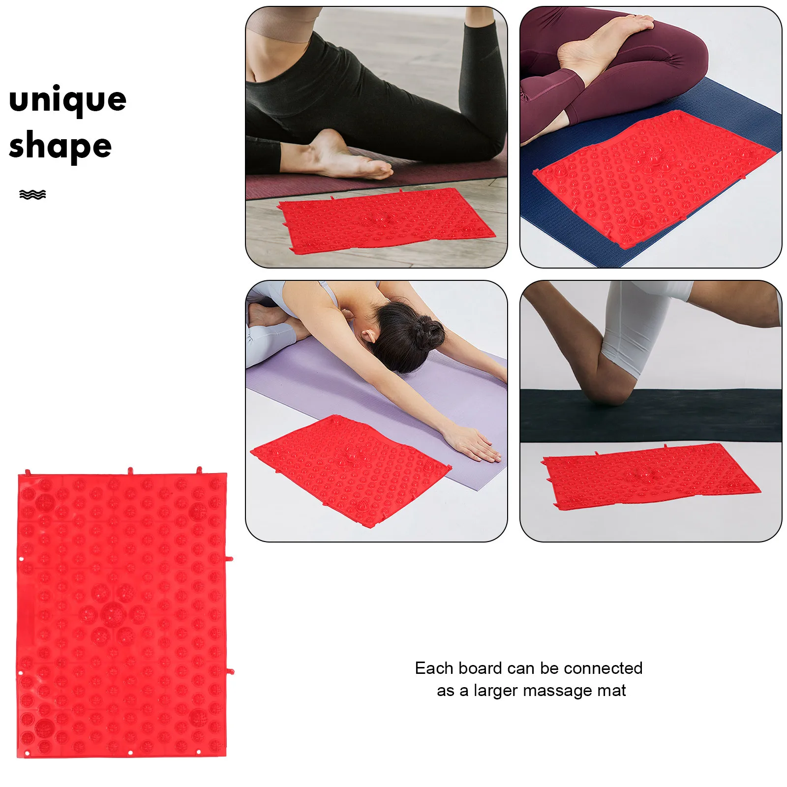 ريفلكسولوجي تدليك القدم مجلس Tpe حصيرة ل الدورة الدموية العلاج بالابر الأحمر طوي مدلك قدم حصيرة #1