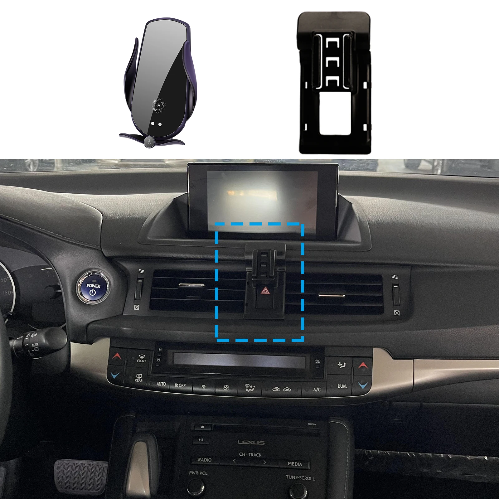 

GPS Bracket Navigation Stand Auto Accessories for Lexus CT ct200h 2011-2014 2015-2019 2020-2023 Car Mobile Phone Holder