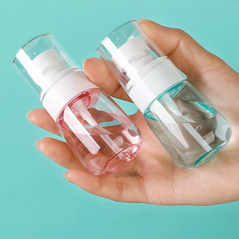 30ml/60ml/100ml Fine Mist Spray Bottle Plastic Bottl Lotion Pump Travel Perfume Water Bottles Refill
