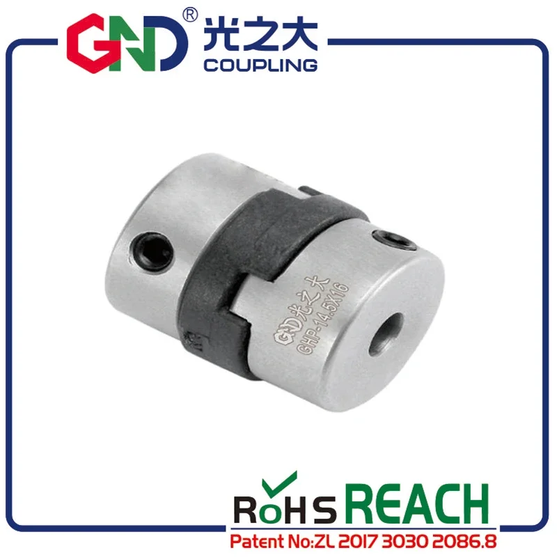 2024 New GND High-standard Flexible Couples Stainless Steel 4mm 6.35mm Motor Shaft CNC Coupling Torque Oldham Setscrew Not Jaw