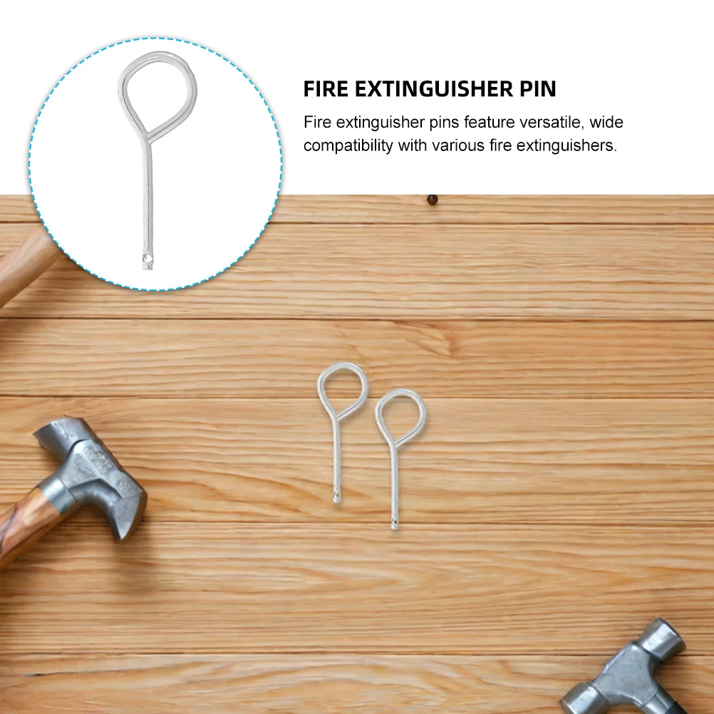 Conjunto de pinos de bloqueio de metal, 20 peças, pinos de substituição para extintores de incêndio, suprimentos para casa, equipamentos de segurança, acessórios para carro