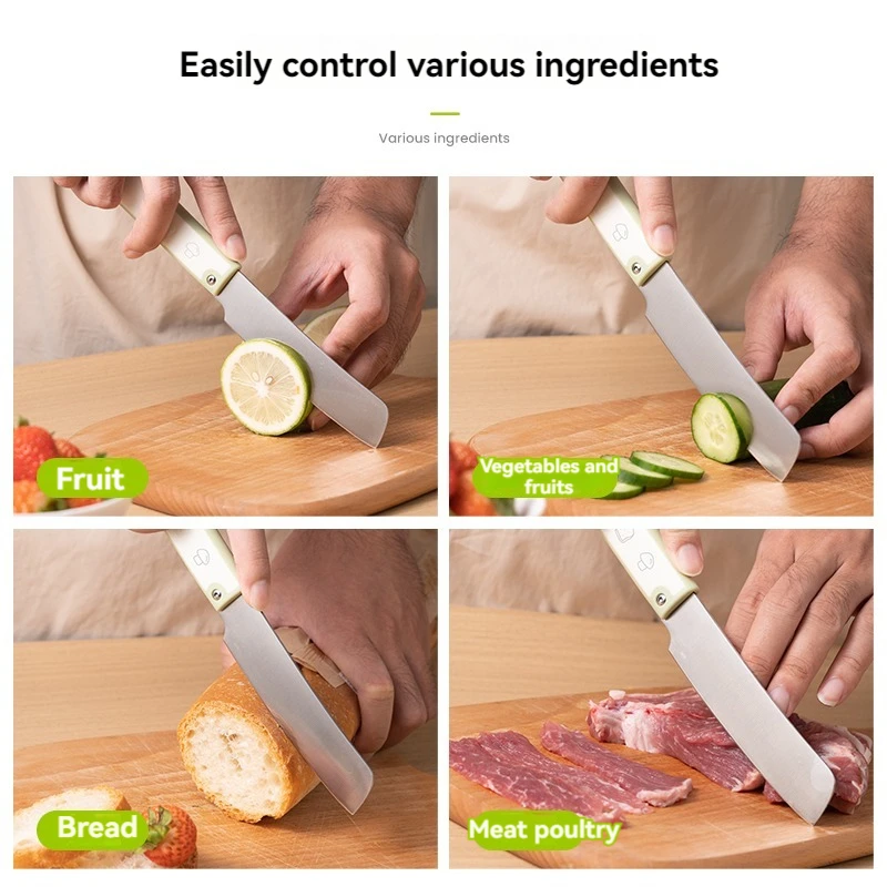 Folding fruit knife, portable for home use, small and portable for scraping skin, kitchen knife, peeling knife, melon and fruit