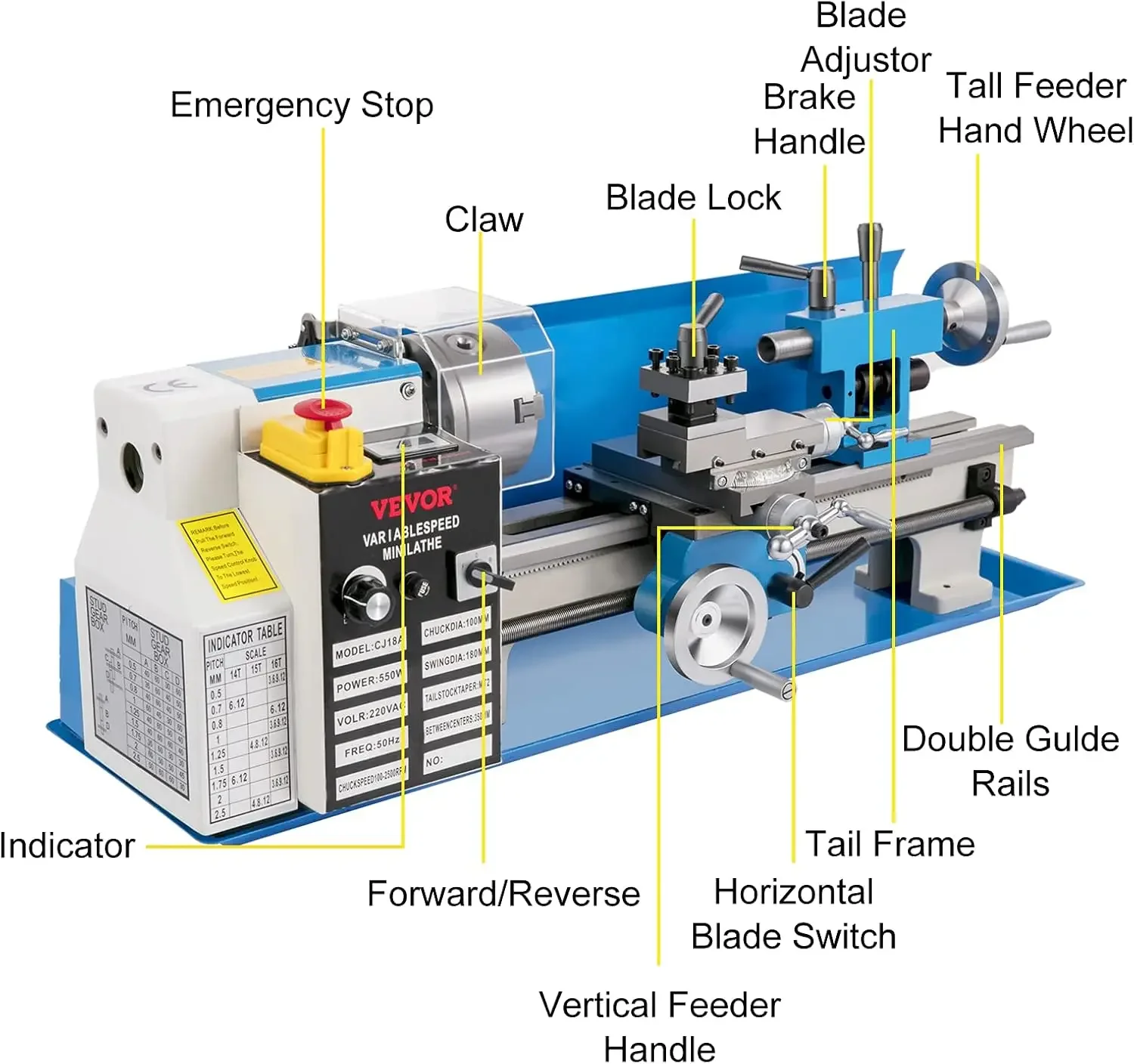 Mini Metal Lathe, 7