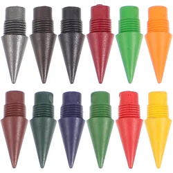 12 Pcs Colored Pencil Refill Heads Everlasting Lead Infinite Replaceable Nibs Portable Tips For Pencils Students Artists Writers