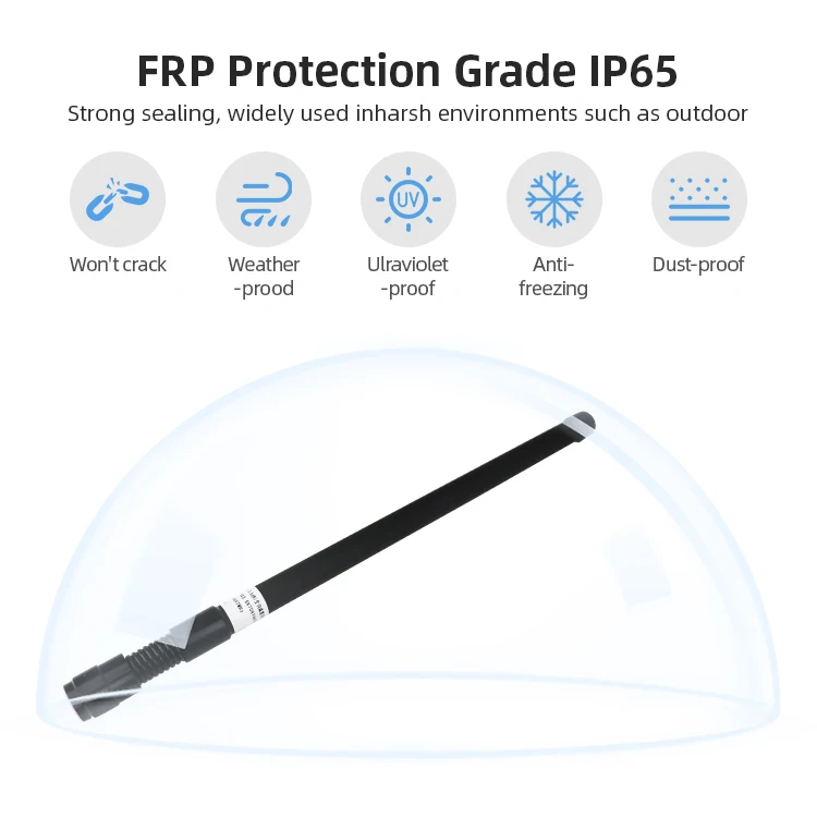 50 PCS Outdoor-Ready 3.5dBi High-Gain Omnidirectional Glass Fiber Antenna Waterproof 1427 1447MHz N-J Connector Shock Absorbing