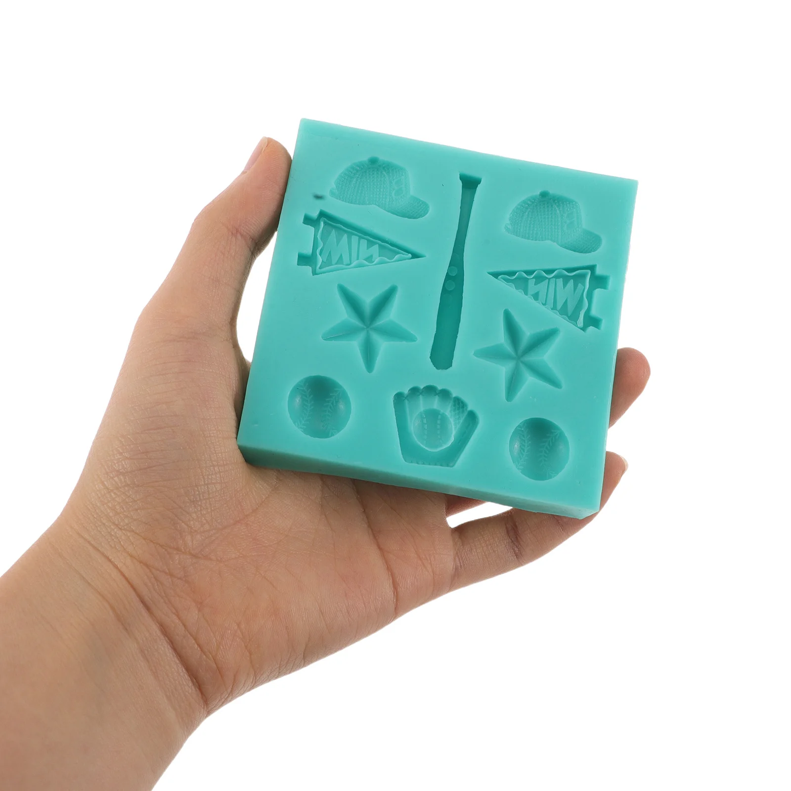 

2pcs Silicone Ball Molds Sports-Themed Baking Tools For Chocolate Gummy Candy Making Diy Fondant Cookie Crafts Soccer Basketball