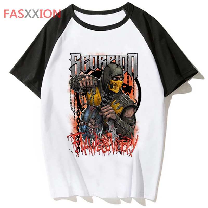 Subzero Mortal Kombat summer top male harajuku kawaii tumblr couple  casual grunge t-shirt clothes kawaii harajuku kawaii