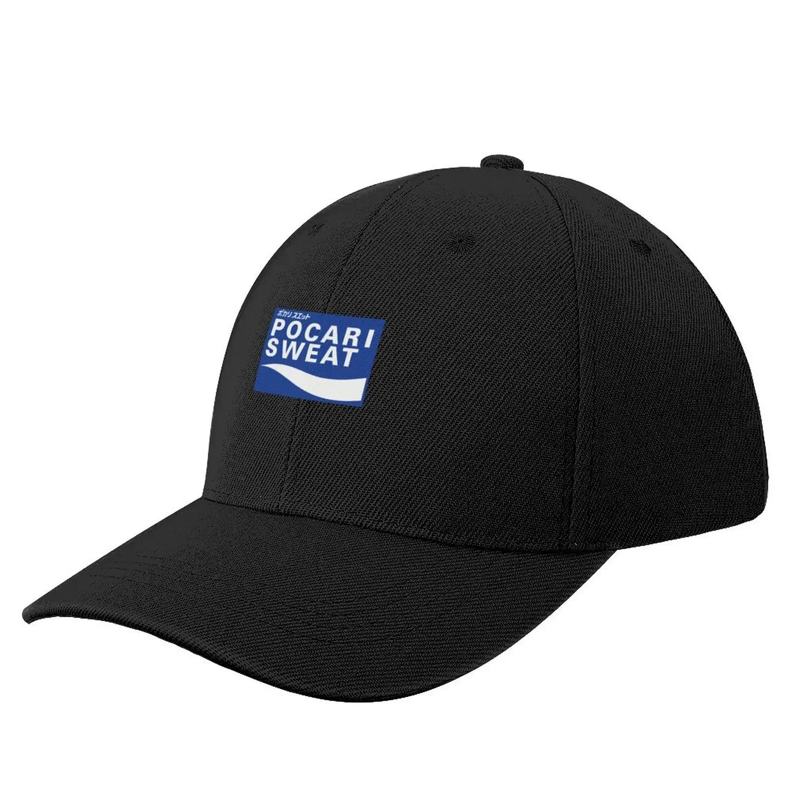 Pocari Sweat On Blue Background Baseball Cap summer hat Ball Cap Hat Beach Gentleman Hat Girl'S Hats Men's