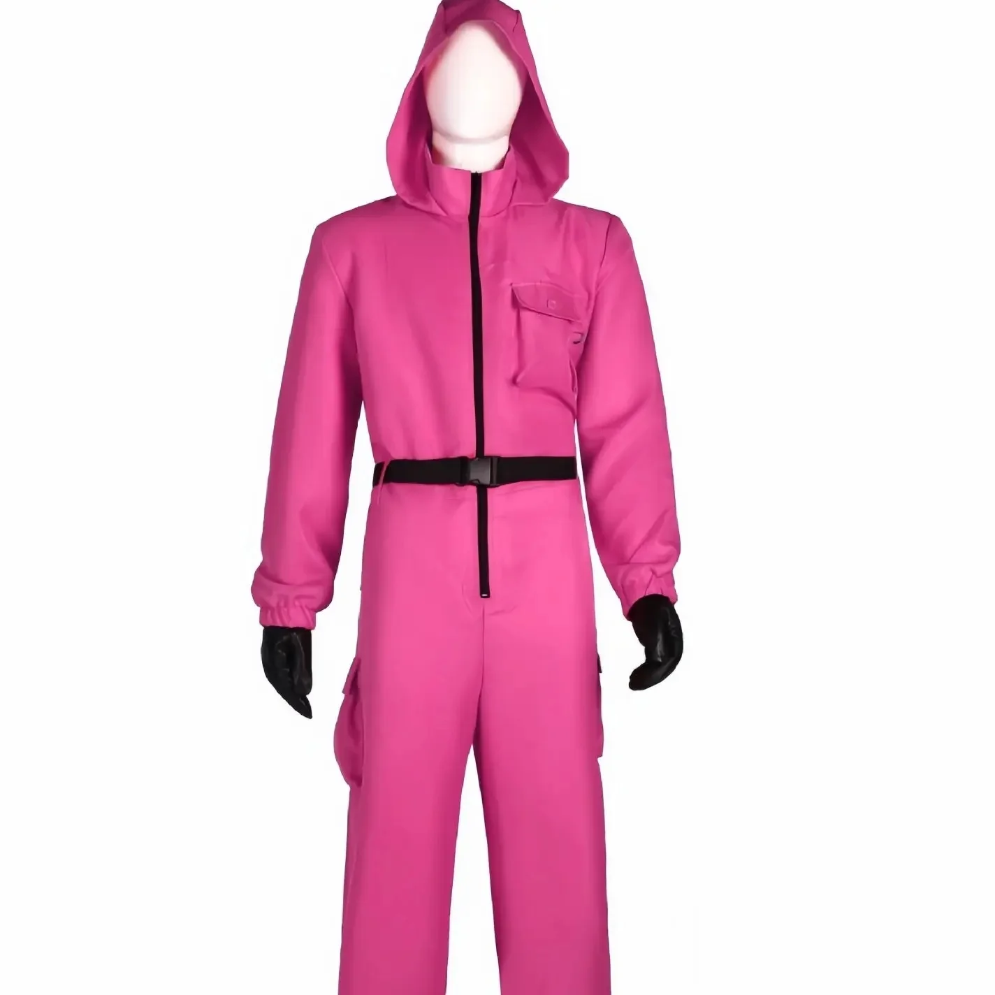 블랙 할로윈 의상 성인 어린이 부모 작업복 점프 슈트 한국 스타일 코스프레 공연 의류 현대 댄스 슈트