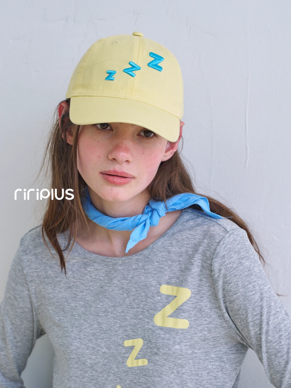 

Riverstone plus Dopaamine Sleeping Theme Embroidered Baseball Cap Cotton Summer Hat for Women Unique Design Unisex Cap
