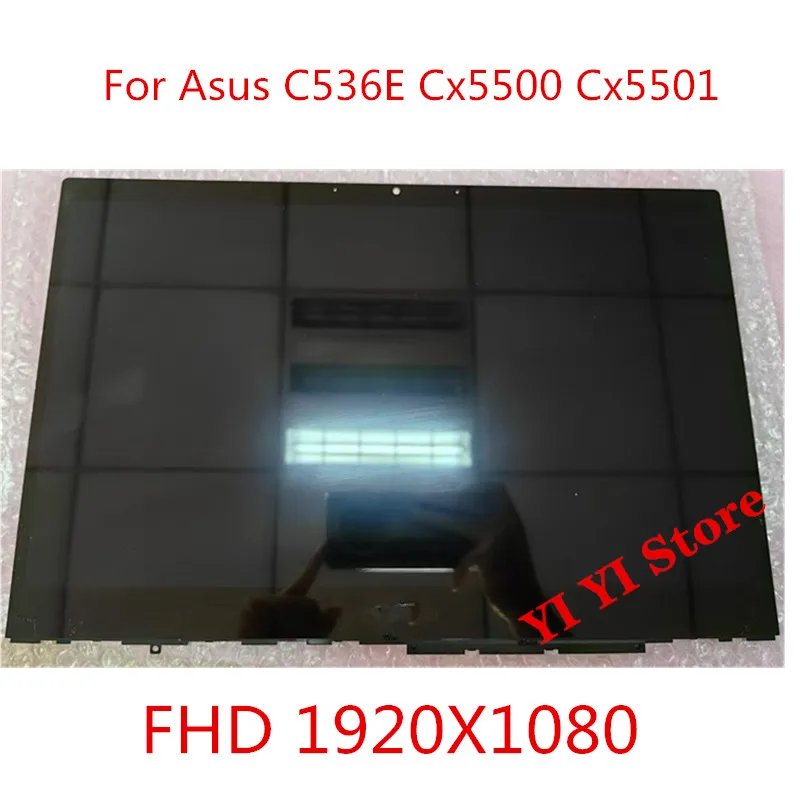 

15.6'' For ASUS Chromebook Flip CX5500 CX5500FE CM5500 C536 Laptop LCD Touch Screen Assembly FHD 1920X1080 30PINS Display Matrix