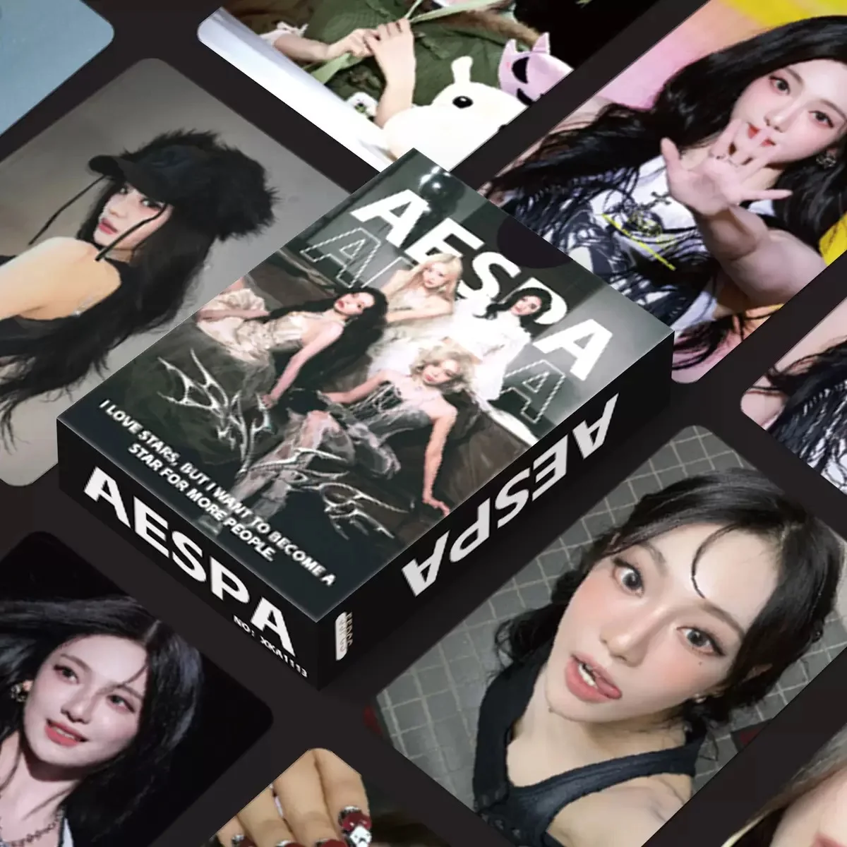 55 Tarjetas Pequeñas HD de Alta Calidad de Kpop Hot Girls Idol, Álbum "Rich Man" "SPICY", KARINA NINGNING GISELLE WINTER, Tarjetas Lomo
