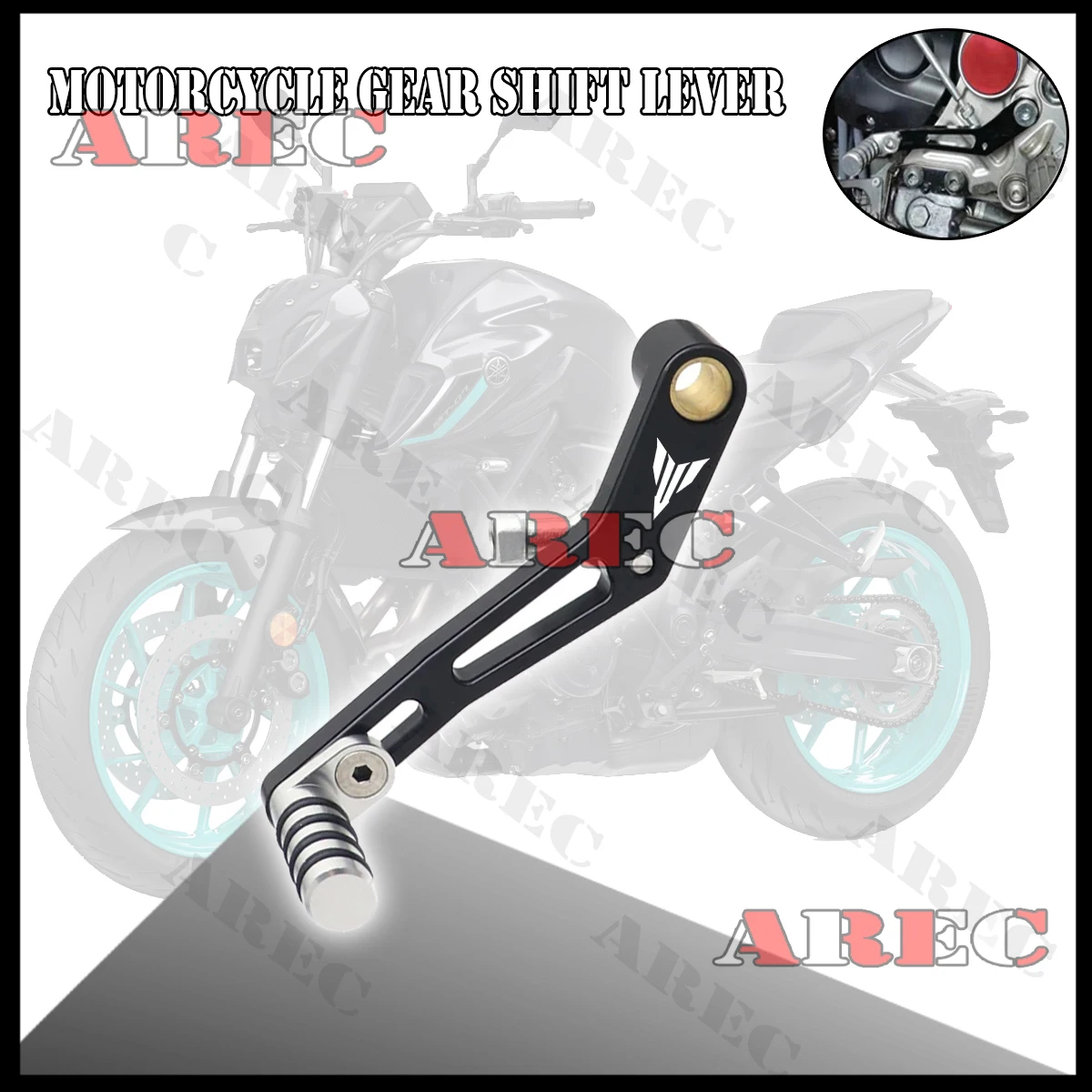 

Аксессуары для мотоциклов, алюминиевый регулируемый рычаг переключения передач, педаль переключения передач для YAMAHA MT-07/Tracer 700/GT FZ-07 XSR 700 2014-2024