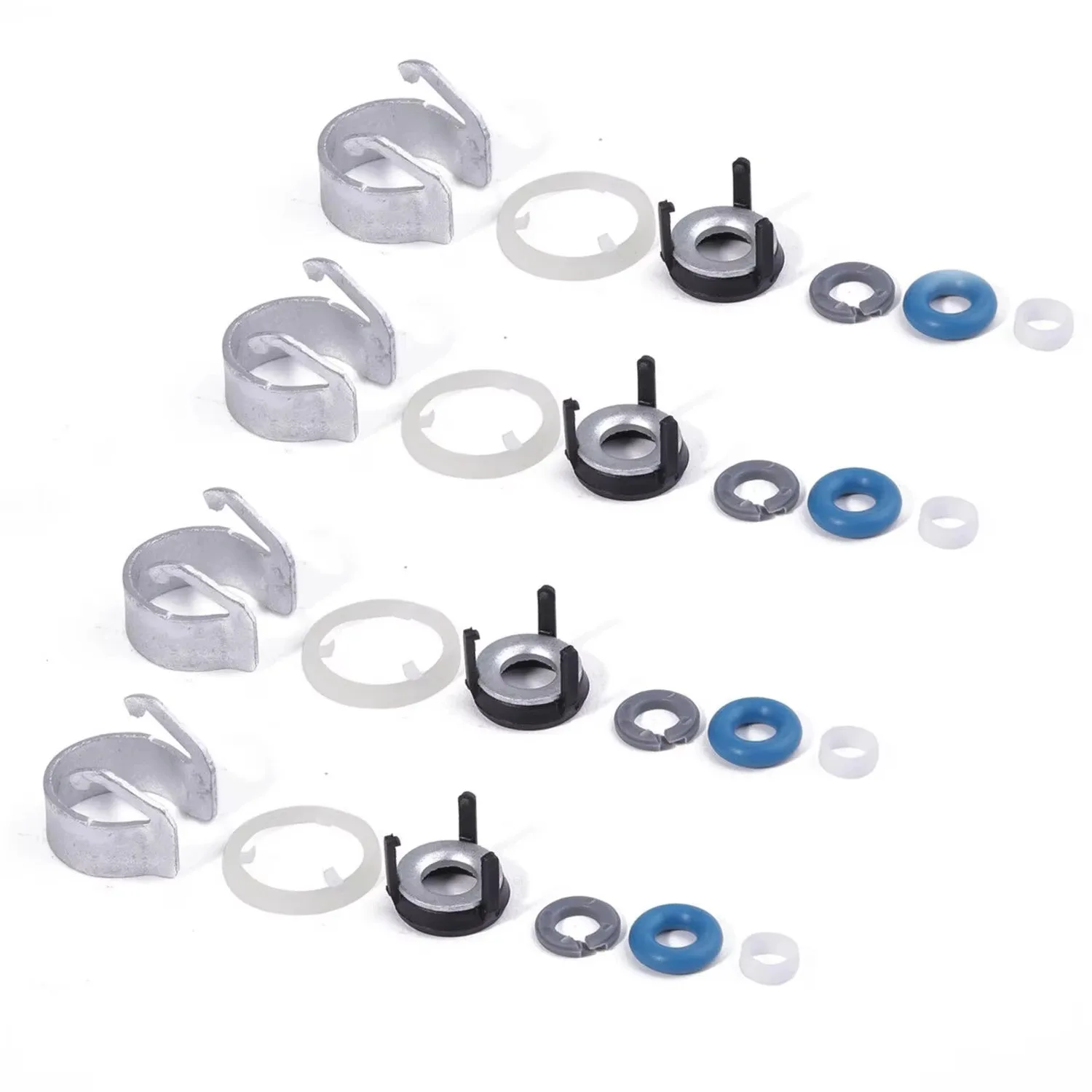 06H998907A 4pcs Fuel Injector O-ring Seals Repair Kits For AUDI VW Jetta Golf TiguanBeetle Passat CC 06J998907B 06J998907D