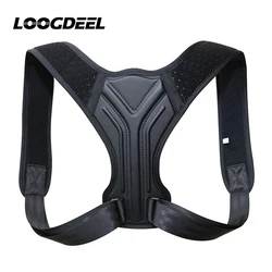 LOOGDEEL Posture Corrector Back Brace Adjustable Posture Brace for Upper Back Shoulder Back Pain Relief Trainer Spine Support