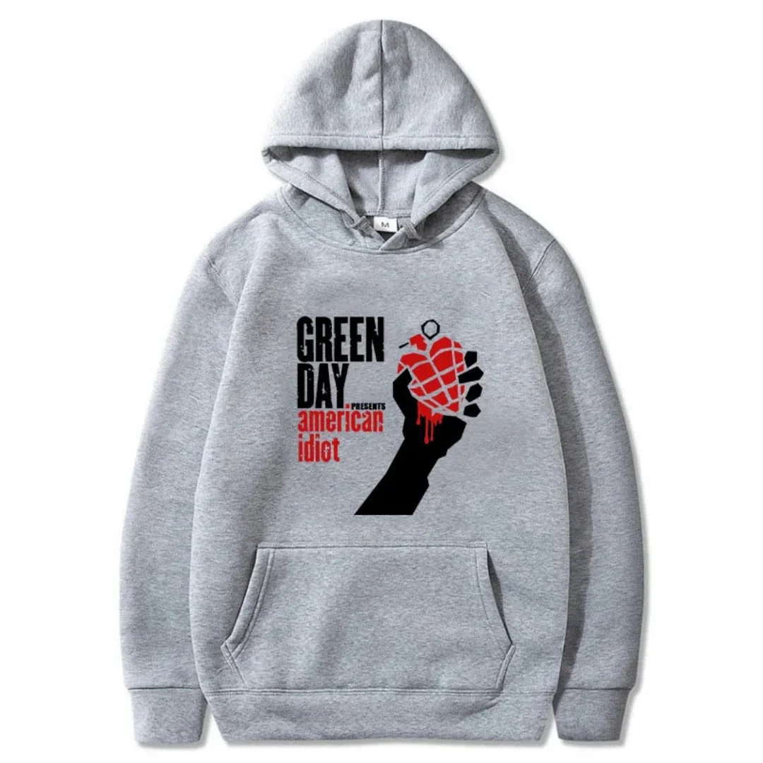 Nieuwe Heren Hoody GREEN DAY Gedrukt Tops Puur Katoen Lente En Herfst Mode Kinderhoodie Heren En Dames Y2K Hoodie
