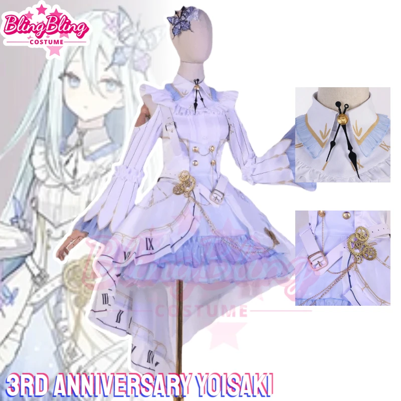 Project SEKAI 3rd Anniversary Yoisaki Cosplay Costume Game Project SEKAI Cosplay Yoisaki Kanade Costume Women Outfits