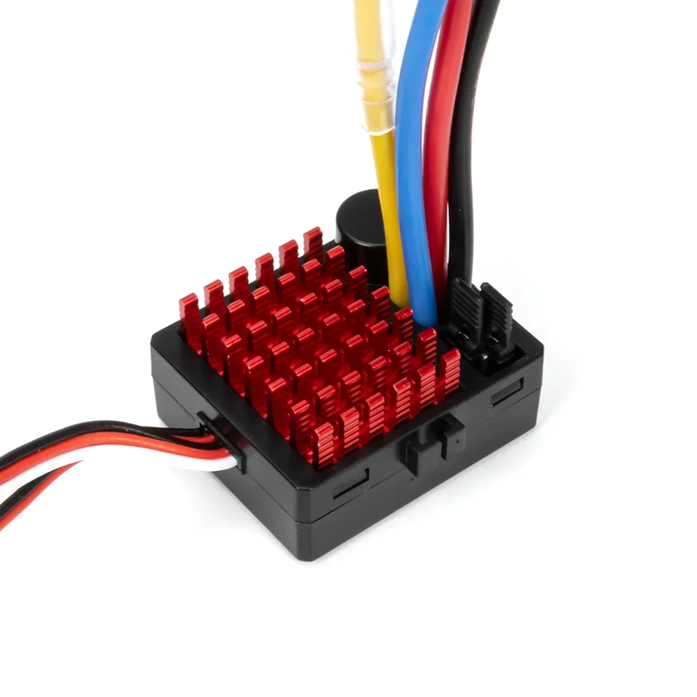 Waterproof 60A ESC Brushed Electronic Speed Controller for 1/10 RC Car Rock Crawler Boat SCX10 TRX4 CC01 TF2 D90 MST CFX EX86100