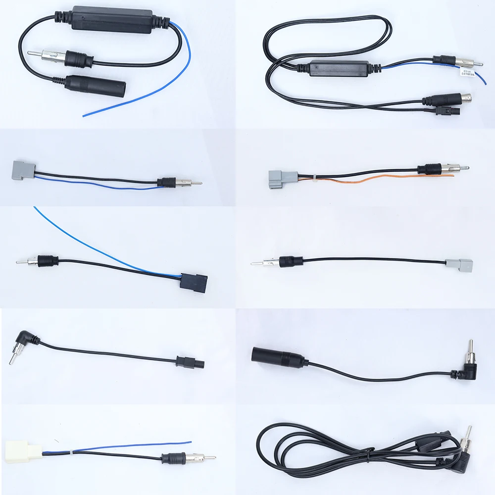 FOR HONDA TOYOTA HYUNDAI KIA VW NISSAN CHEVROLET ISUZU Mazda CITROEN SKODA Car Radio AM FM Antenna Converter Adapter dvd cables