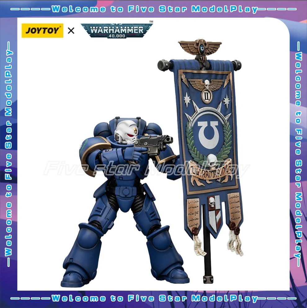 

【FS】JOYTOY Warhammer 40K New Ultramarines Primaris Ancient Posca 1/18 Коллекционная фигурка-модель, аниме-игрушка, подарок