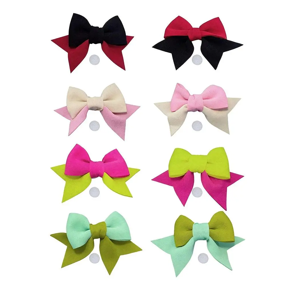 Fabric Scooter Bow Decoration Lightweight Self Adhesive Motorcycle Helmet Bow Multicolor Motorcycle Bow Ornament