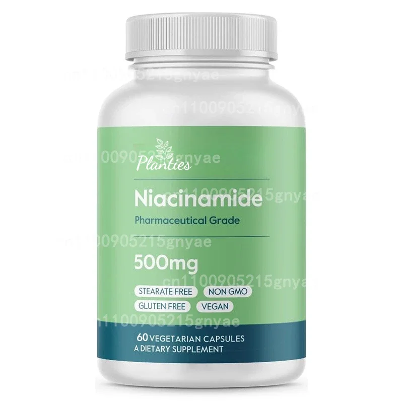 

Niacinamide & Vitamin C Supplement - Skin & Brain Support - Energy, Metabolism & Nerve Function Boost