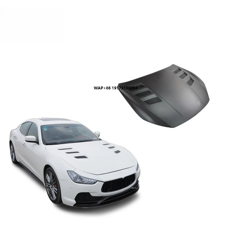 

14-23 Model for Ghibli Carbon Fiber Perforated Hood Modification Kit