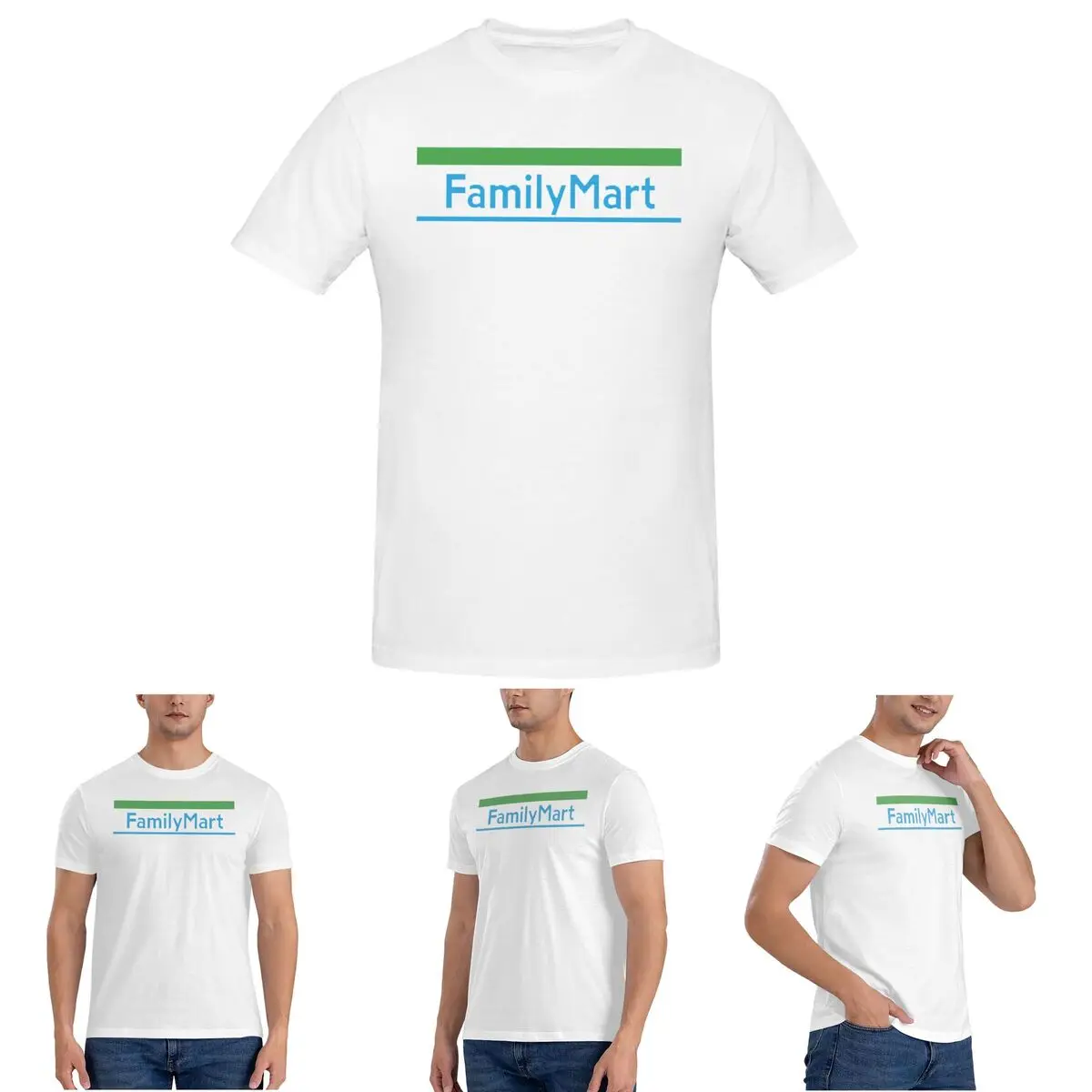 

Family Mart Logo Japan (Konbini) T-Shirt for Men Cotton Oversized T Shirts Men's Tees Short O-Neck Summer Clothes Tops S-6XL