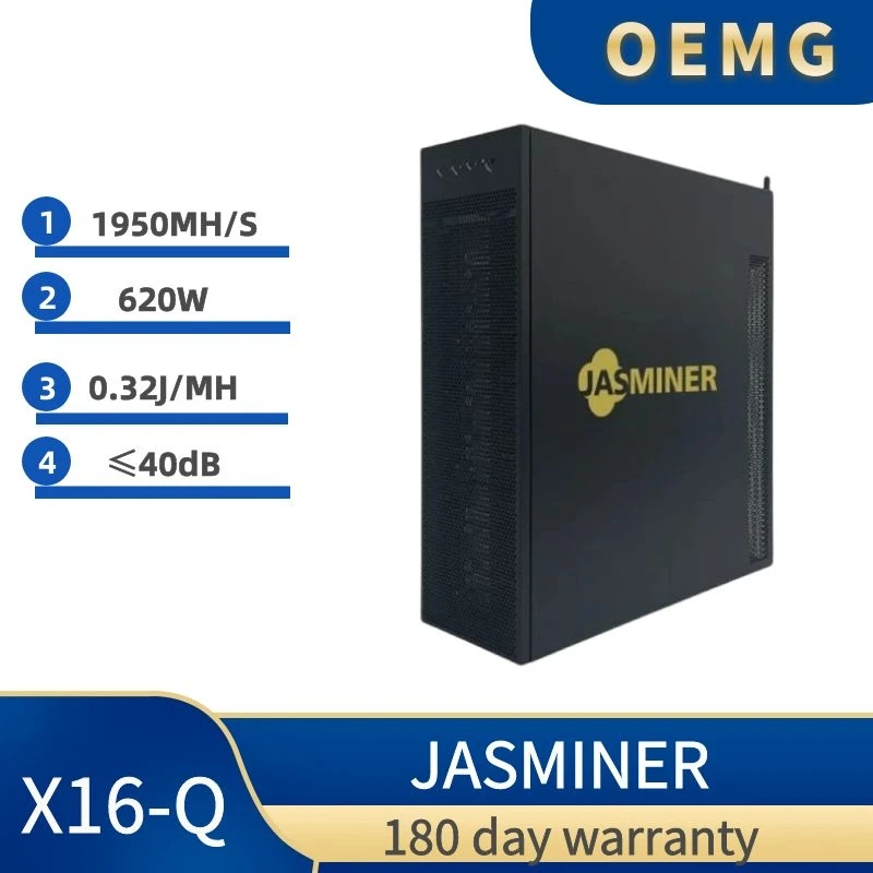 

Новый Jasminer X16Q 1950M 1650M Miner 8G WIFI Серверная архитектура 620 Вт и т. д. ETHW ZIL OCTA Miner