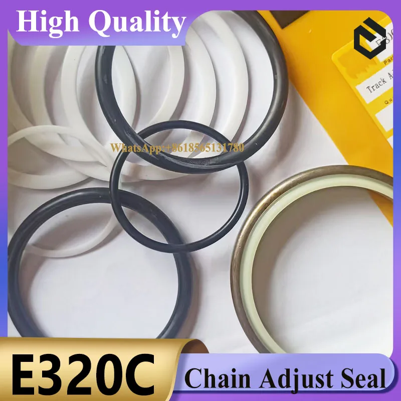 E305.5 E306 E307 E307C E308 E308C E311 E312 E312D E320B E320C E320D E320D2 Chain Adjuster Seal Kit for Excavator
