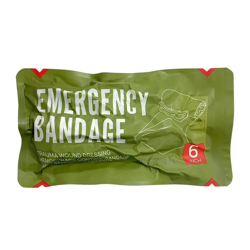 Emergency Bandage Training Trauma Hemostasis Vacuum Compression Tactical Bandage Outdoor Strap Sterile Wound Pad