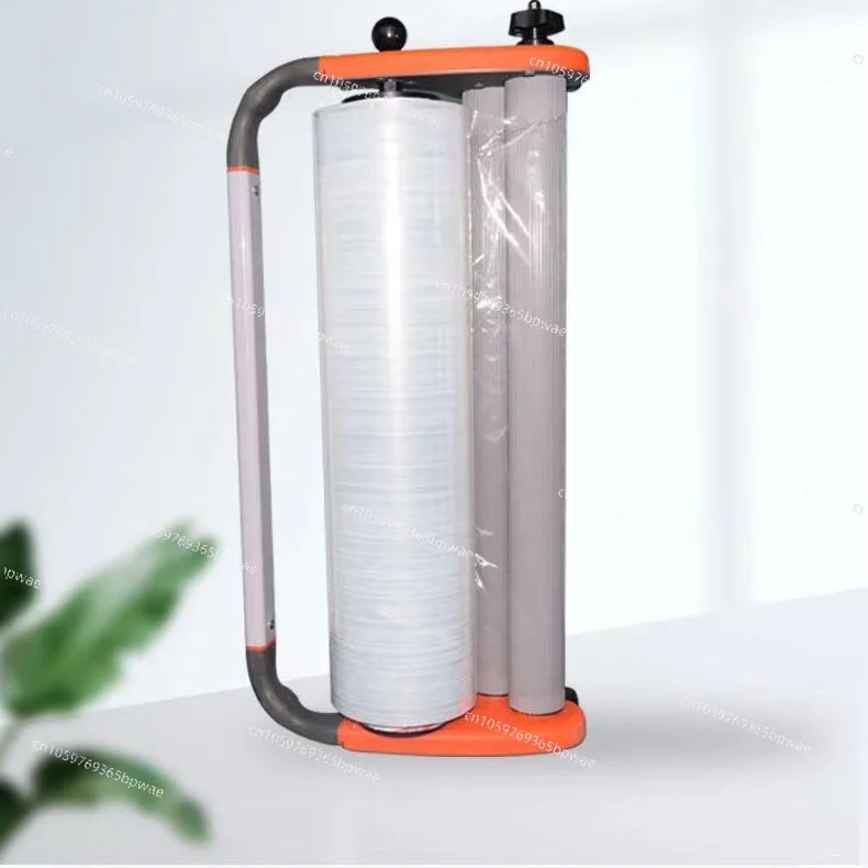 Portable Manual Film Puller Winding Machine Pre-stretching Winding Film Puller Diameter 76mm Single Hand Operation