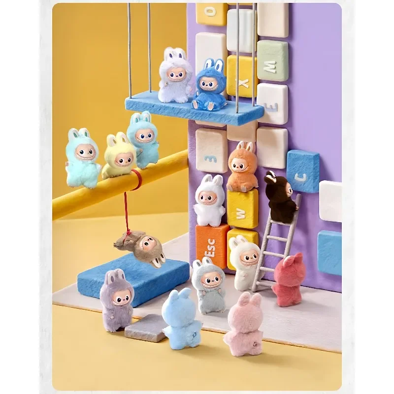 Echte Popmart veröffentlichte Labubu V4 „Secret to the Heart“-Serienkollektion. Exquisit gefertigte, bezaubernde Vinylfiguren