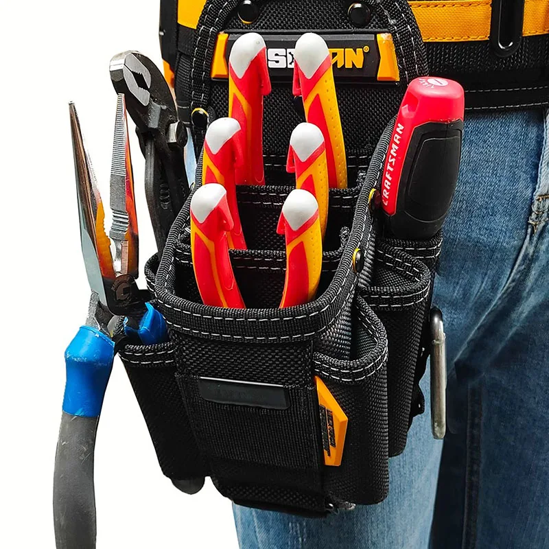 Imagem -02 - Easeman-multifuncional Destacável Buckle Cintura Bolsa Rápida Hanging Toolkit Armazenamento Hardware Portátil Bolsa de Reparação de Madeira Elétrica