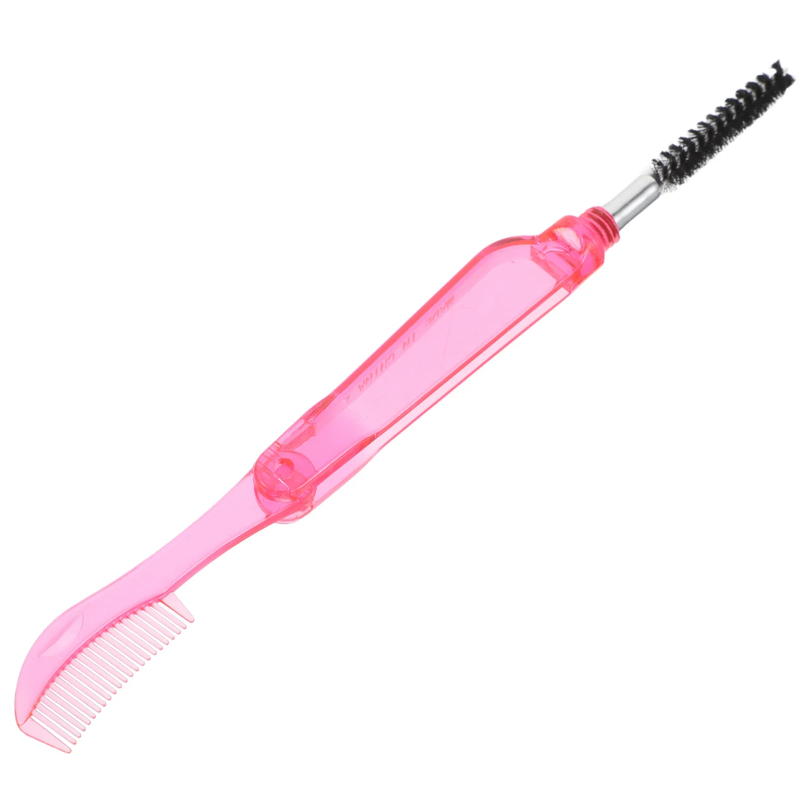 المزدوج رئيس الأحمر للطي رمش مشط 2in1 رمش فرشاة ماسكارا فاصل الحاجب تشكيل ماكياج أداة فرشاة للمكياج قضيب #6