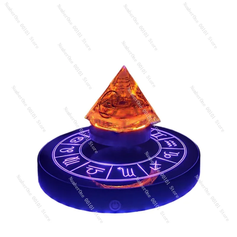 

Magnetic levitation display tray, 360° rotating constellation night light, creative atmosphere lamp, home decoration, gift item