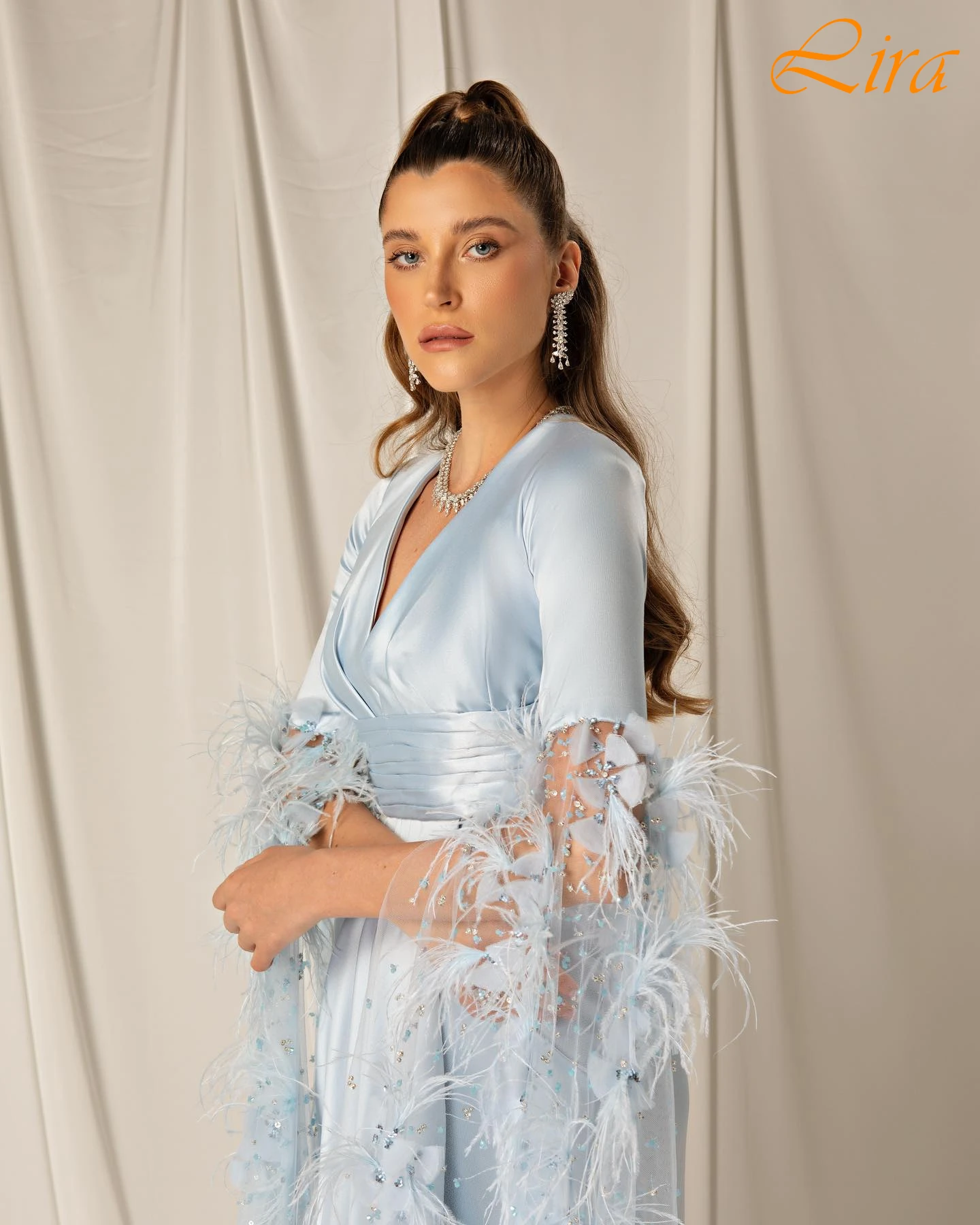 Robe de soirée formelle élégante, personnalisée, col en v, tempérament moderne, robes d'occasion sur mesure, robe de bal de haute qualité