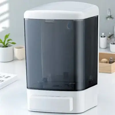 

Wall Mounted Soap Dispenser Bathroom Kitchen Plastic Refillable Reusable Manual Large for Shampoo Conditioner Lotion Cream