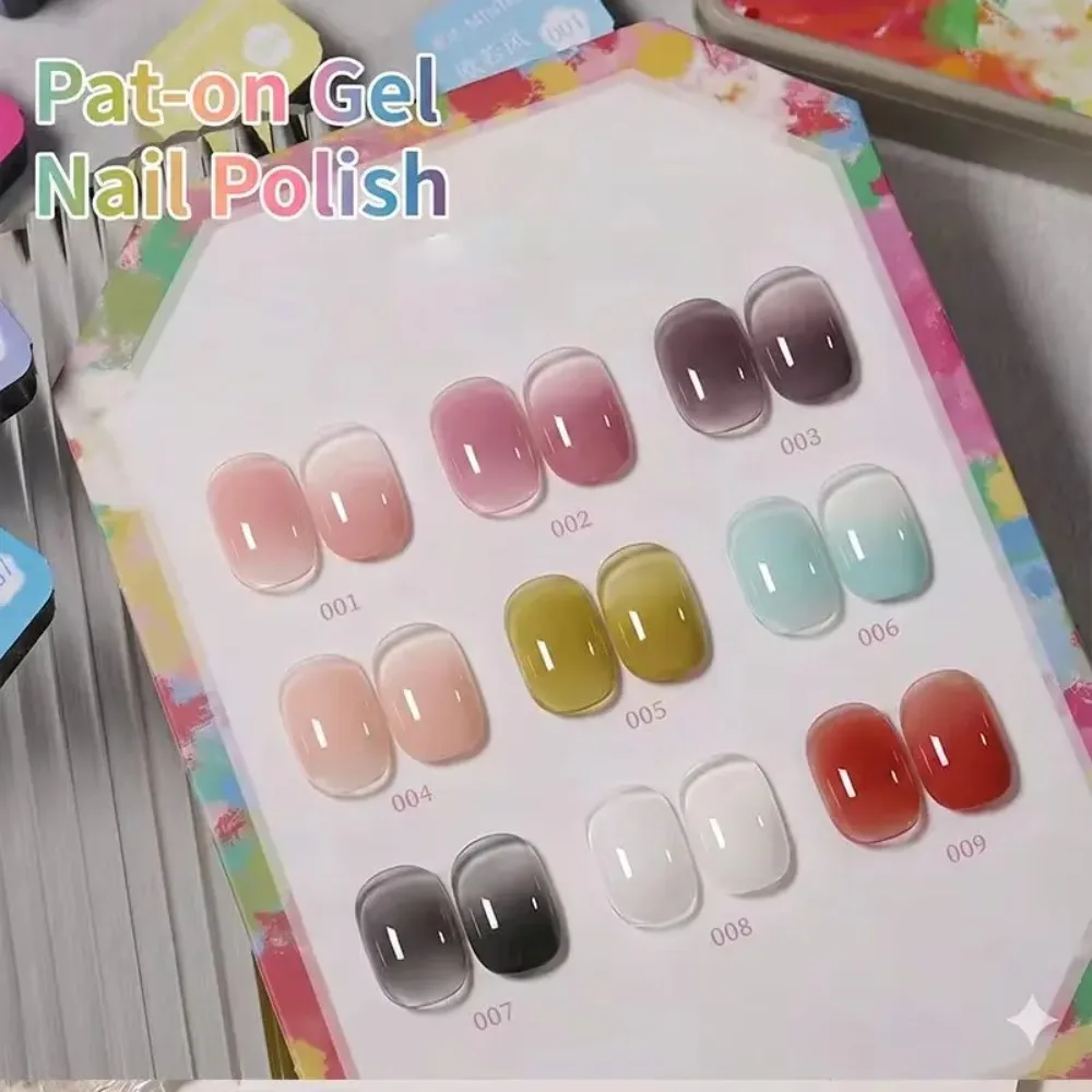 9-color solid gradient high-saturation blush nail polish, French manicure gel, suitable for nail technicians and beginners. image 5