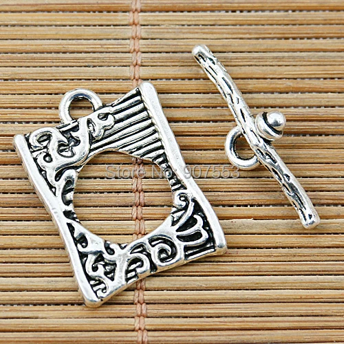 

10sets Tibetan Silver Anomalous Shape Toggle Clasps EF1336 Jewelry Making Supplies