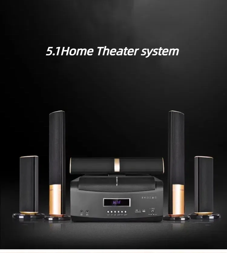 Hot Sale 5.1 Surrounded Sound Home Theater System TV Living Room Karaoke Home Theatre Speakers