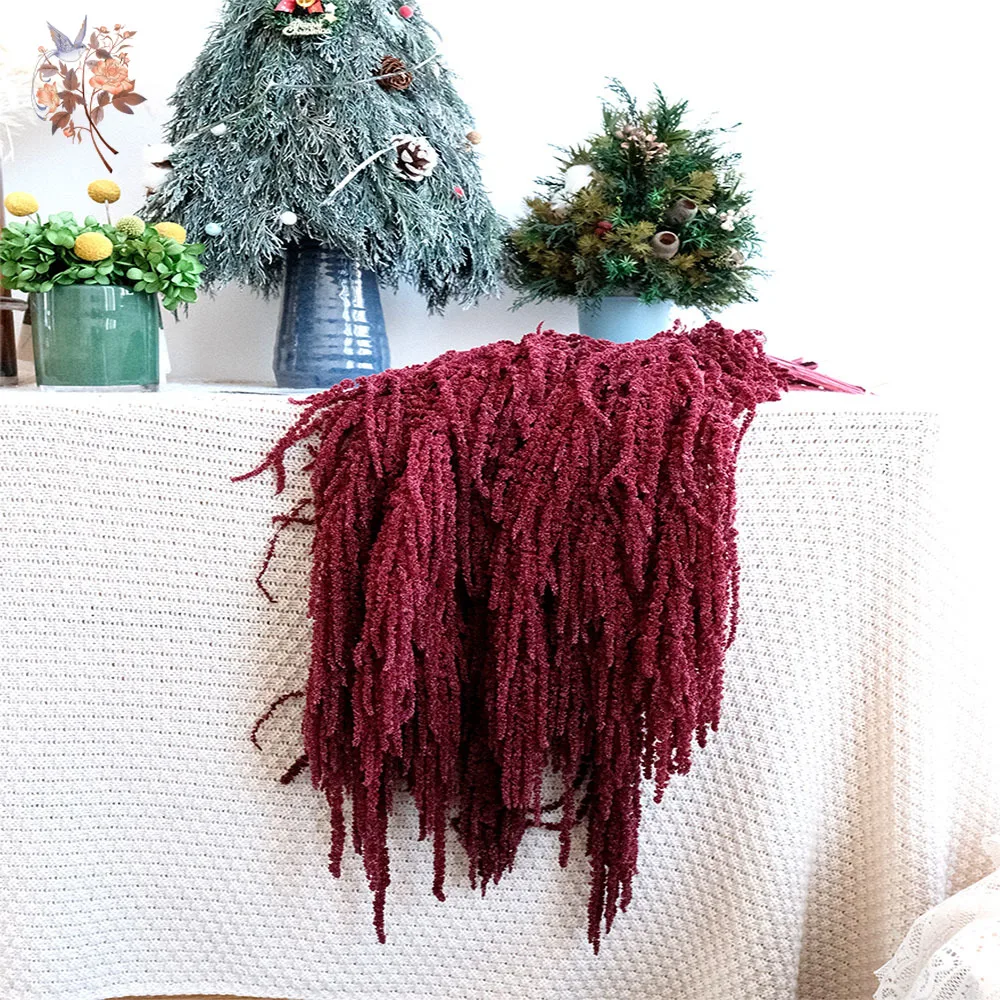 3 قطعة الزهور المجففة المعلقة عشاق القطيفة الطبيعية الدموع عيد الميلاد الديكور المنزل حفلة ساحة حديقة ترتيبات قوس الزفاف #3